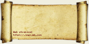 Isidora Tošković vizit kartica